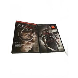 Kane in See No Evil 1 & 2 DVD Horror Movie Bundle